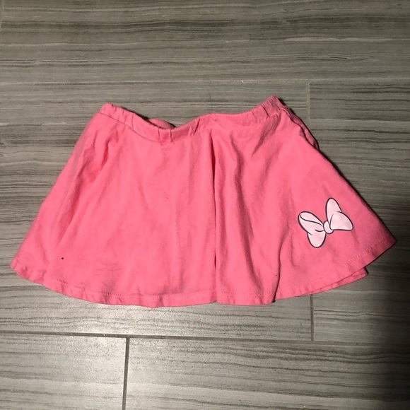 Disney Minnie Mouse Skirt & Polk A Dot Top Outfit Pink Size 3T - Picture 3 of 5